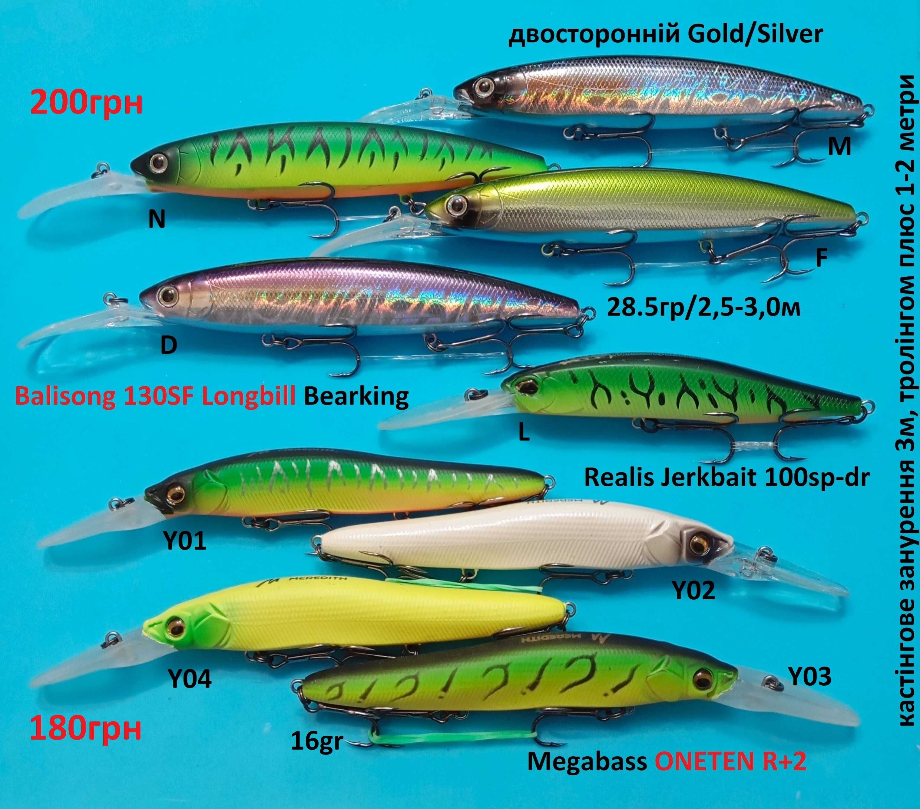 Воблер для тролінгу як Танцор Рапала  Bandit Rapala Dancer TDD11
