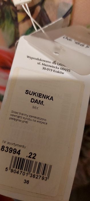 Sukienka koktajlowa lavard yoshe S/36