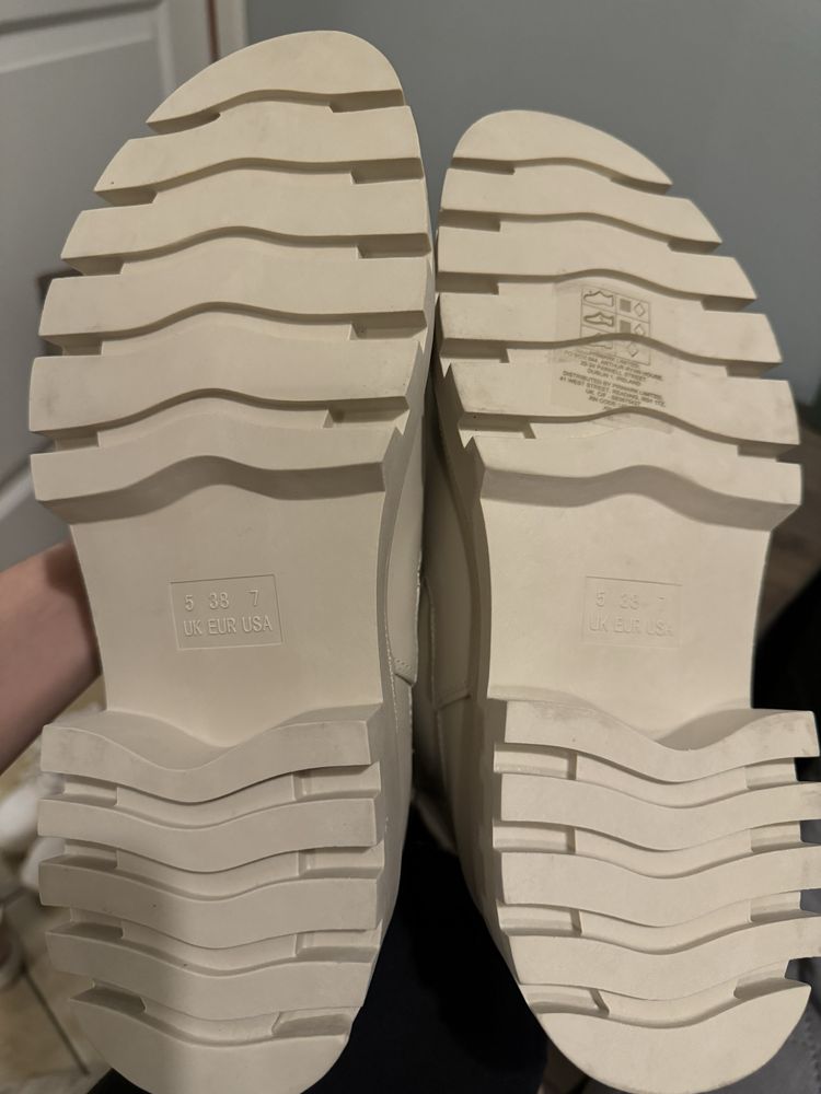 Kozaki Primark bezowe Damskie 38