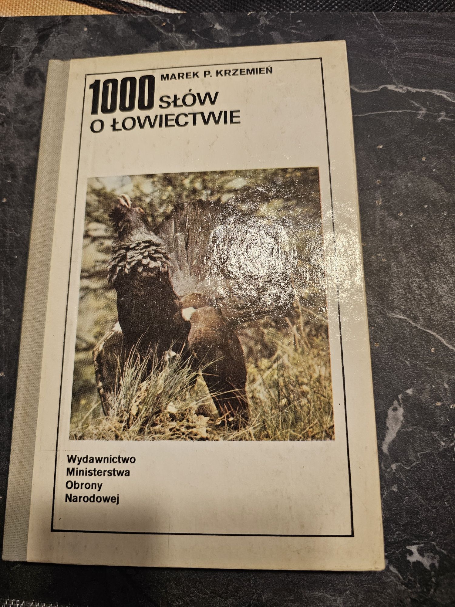 Książka 1000 słów o łowiectwie marek p. Krzemień
