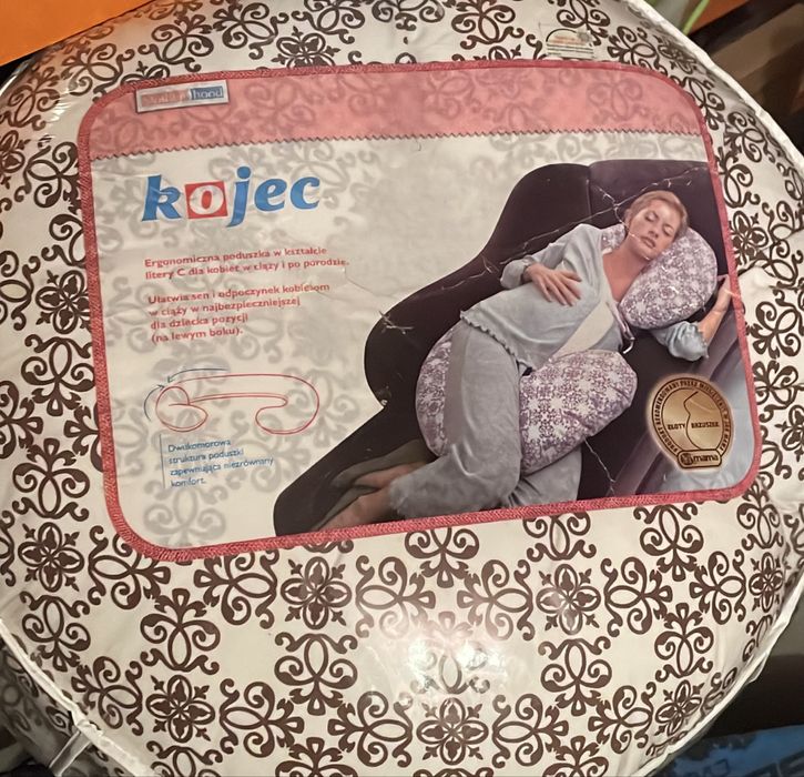 Kojec/posuszka w ksztalcie C dla cieżarnych i karmiących