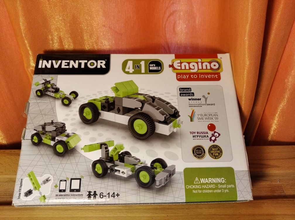 Іграшка "Engino play to invent 4 in 1 cars models"