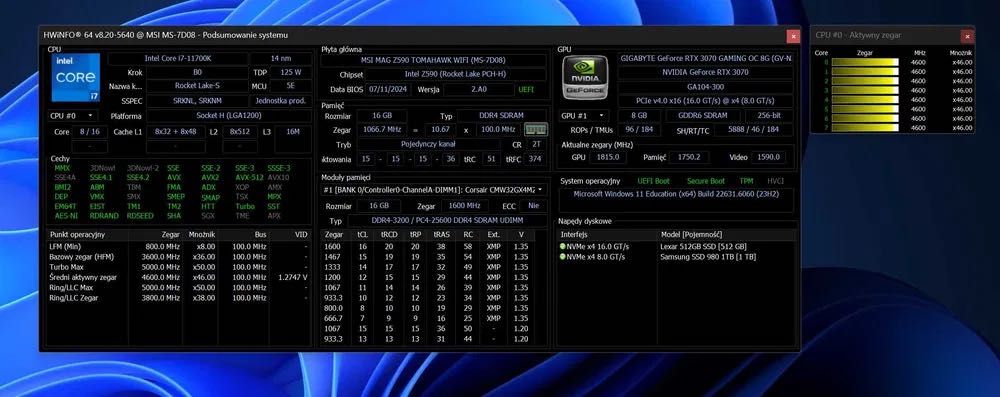 GIGABYTE Nvidia RTX 3070 8 GB Gaming OC non-LHR