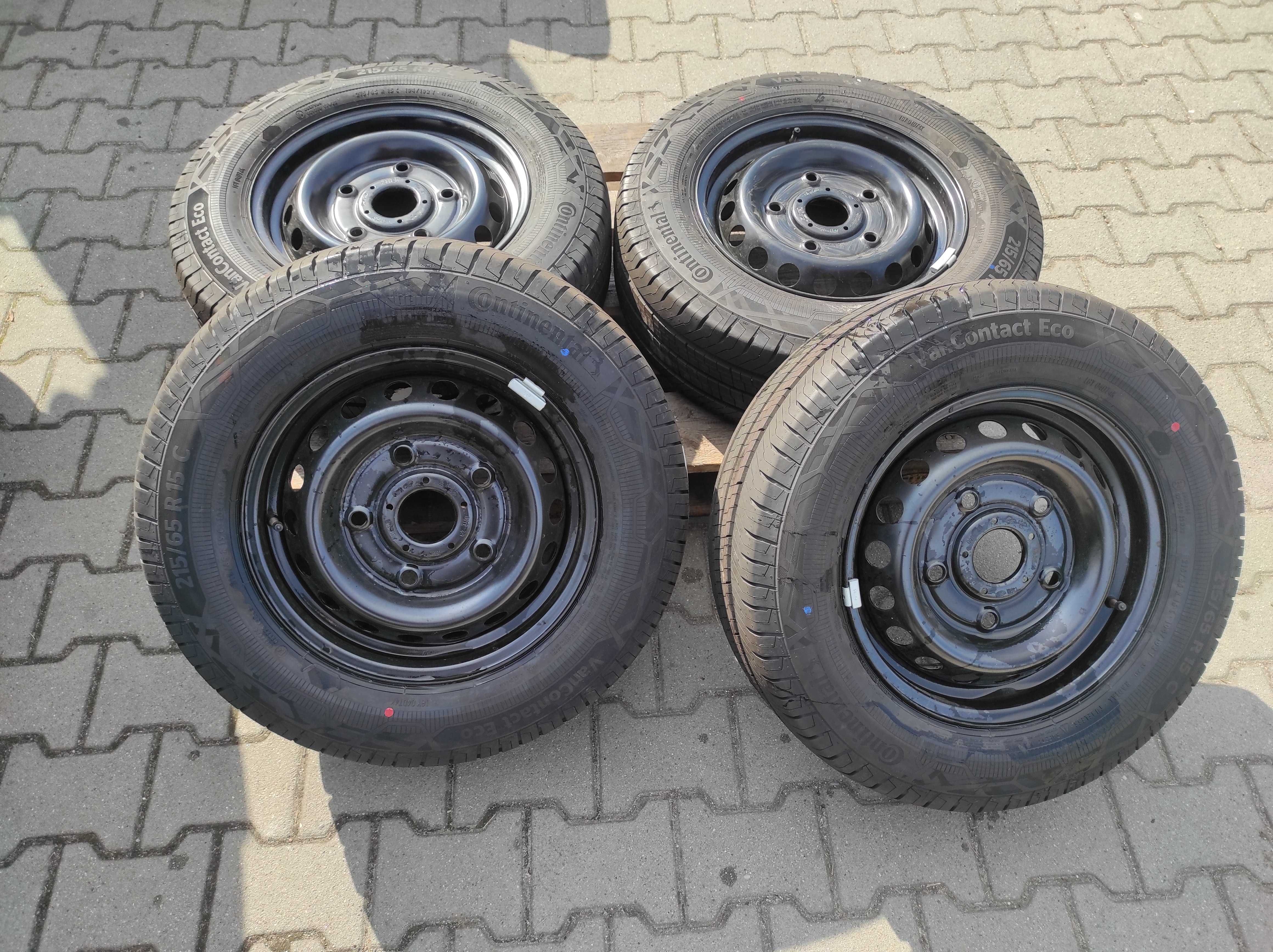 Opony letnie bus 4x 215/65 R15C Continental VanContact Eco MONTAŻ WYSY