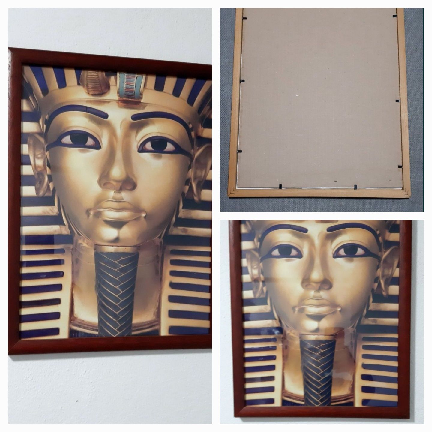Quadro Tela moldura de parede pintura Ouro tutankhamon