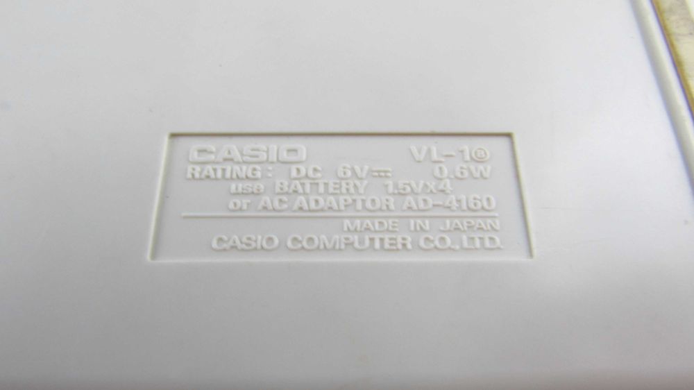 CASIO - VL-Tone VL-1 Keyboard Sampler Syntezator