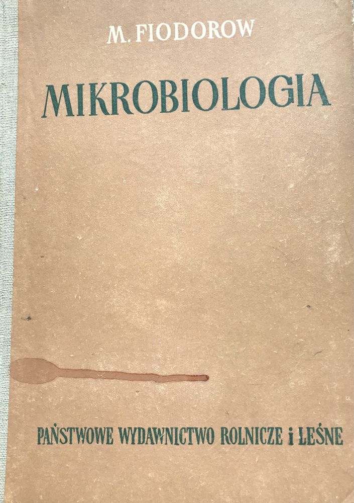 Mikrobiologia Fiodorow bakterie, drobnoustroje, związki organiczne