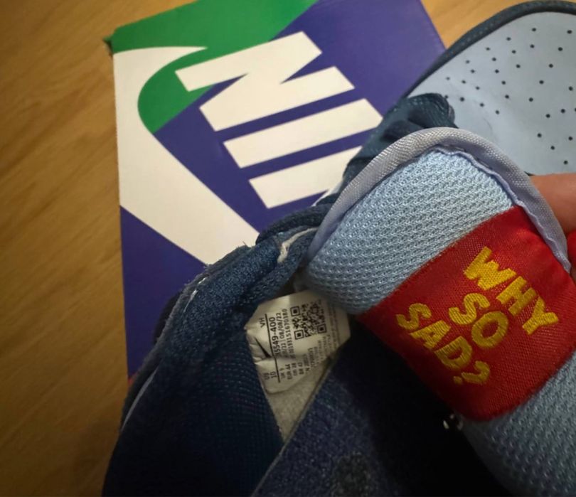 Nike SB Dunk Low  «Why so sad?»