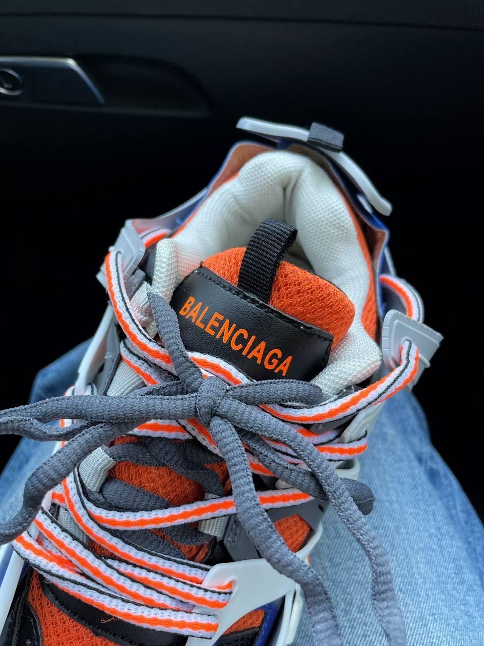 Balenciaga Track Orange Blue