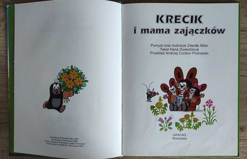 Krecik i mama zajączków