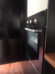 Forno eletrico preto encastrado whirpool