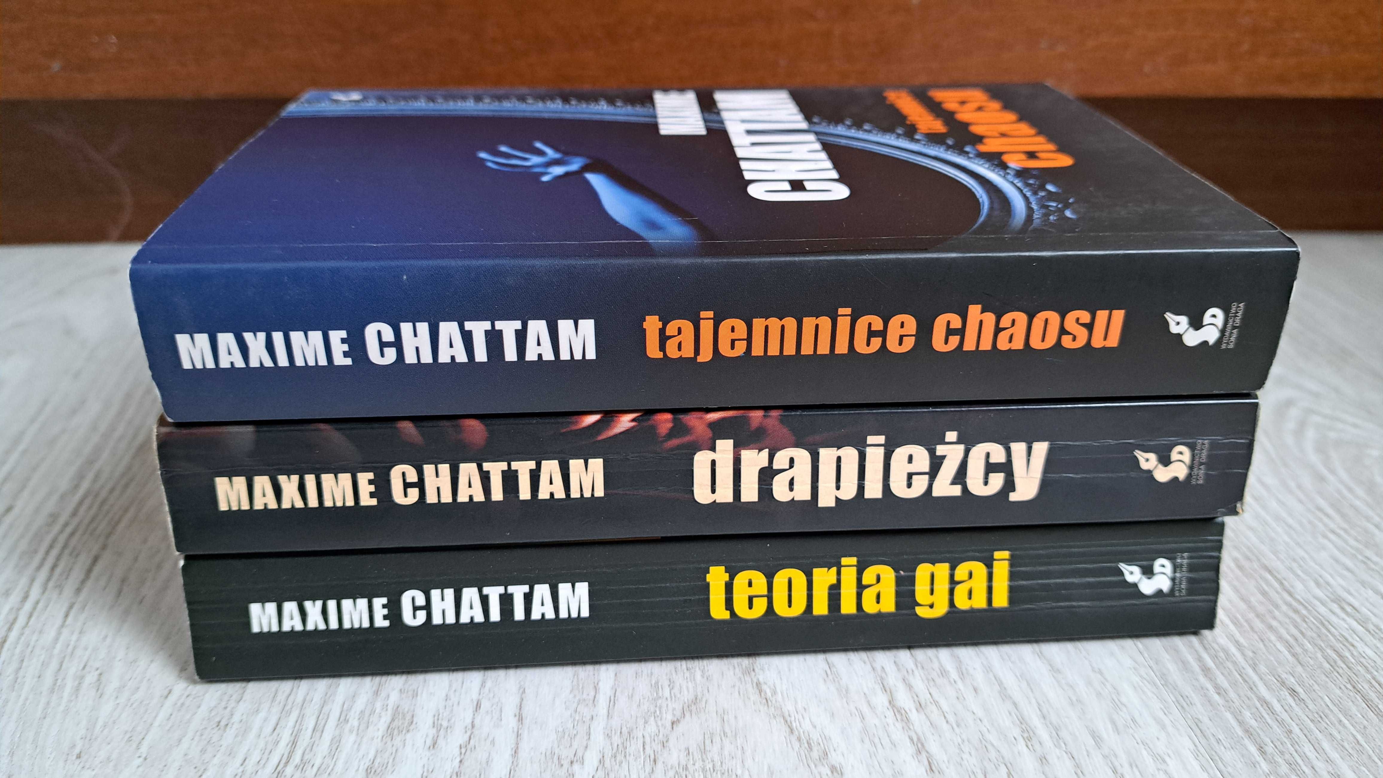 Maxime Chattam Drapieżcy + Tajemnice chaosu + Teoria Gai CYKL CZŁOWIEK