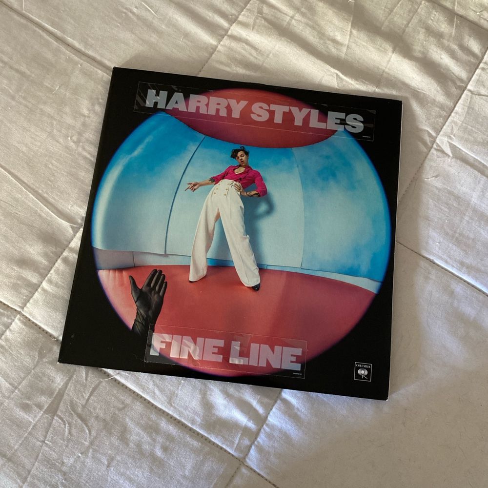 Vinil Harry Styles Fine Line salpicos preto e branco