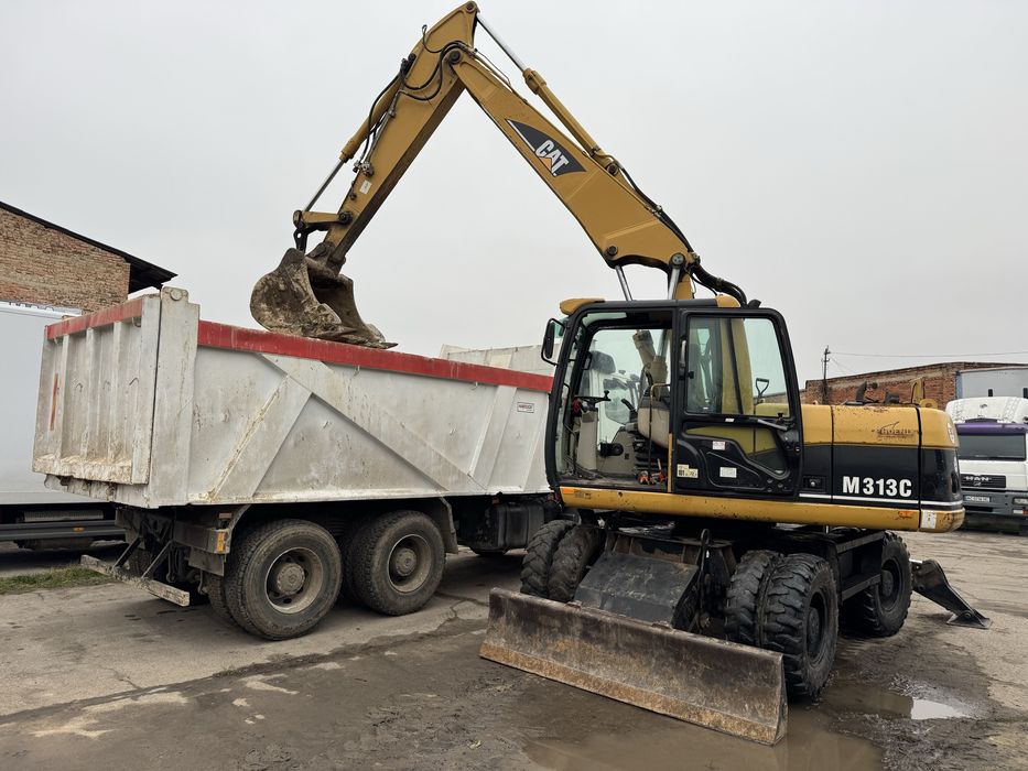 Послуги Екскаватора САТ М313С 15 тон та самоскида