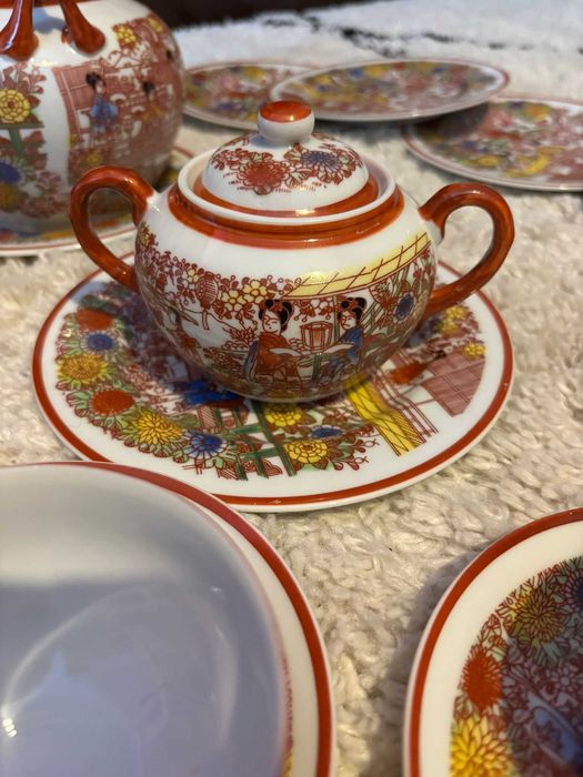 Conjunto /serviço de chá oriental