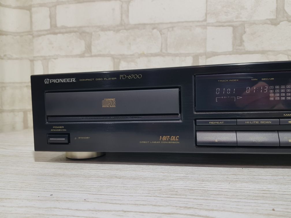 Пульт! CD програвач PIONEER PD-6700, 1-біт. ЦАПу PD2026A, Б/у