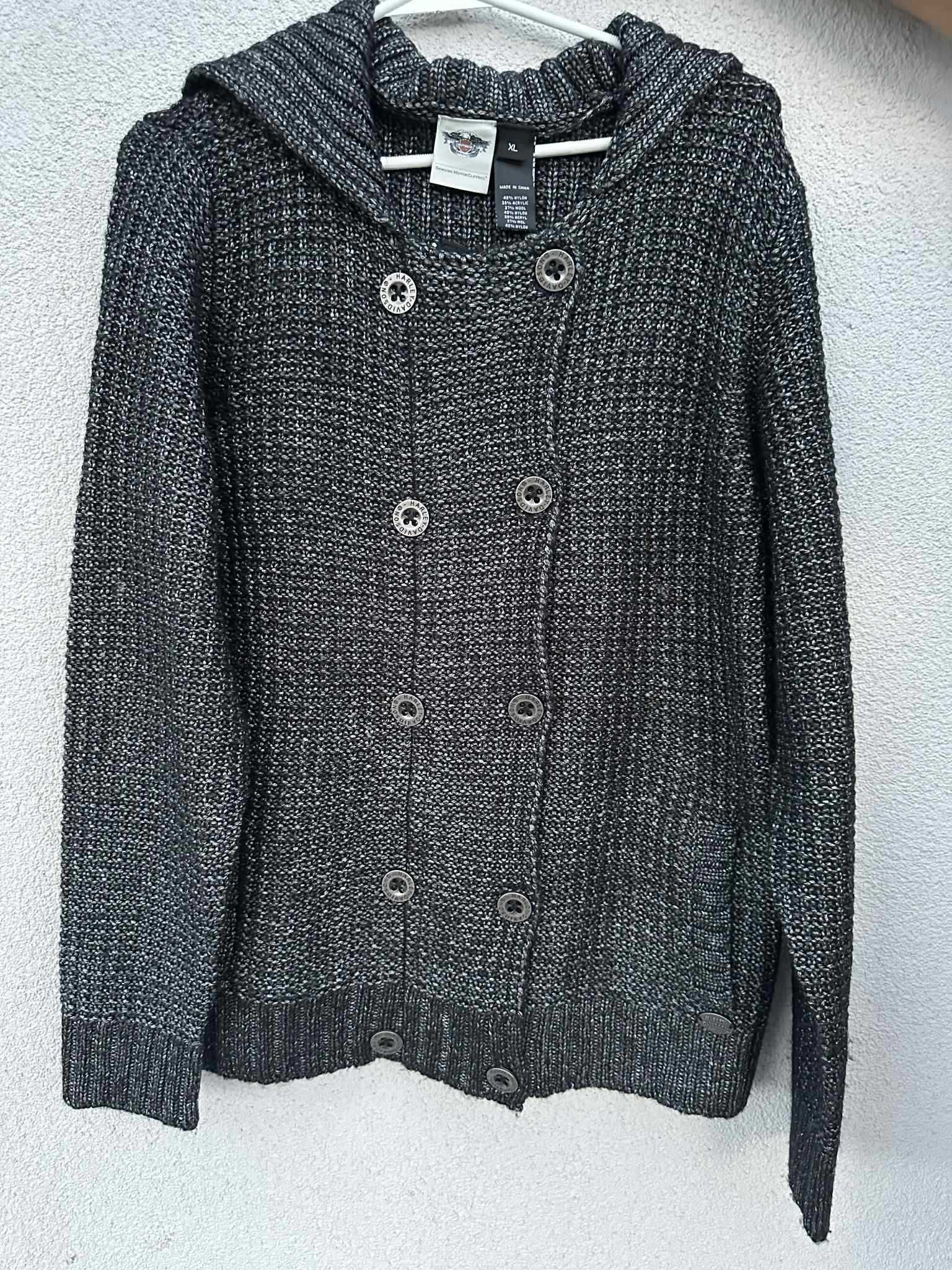 sweter damski rozpinany - harley davidson