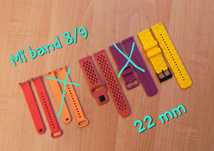 Ремешок Xiaomi Mi band 8/9, Xiaomi Redmi Watch 3 / 5 Active / 5 Lite