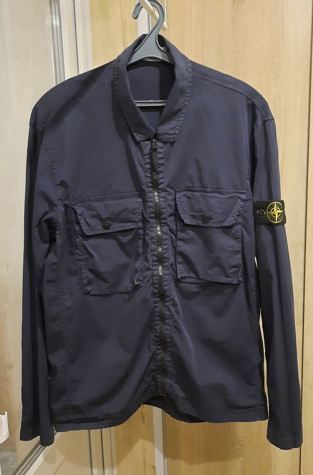 Овершот Stone Island Ghost Resin Cotton Zip 1:1