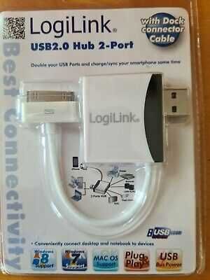 HUB USB 2.0 com ficha dock Apple