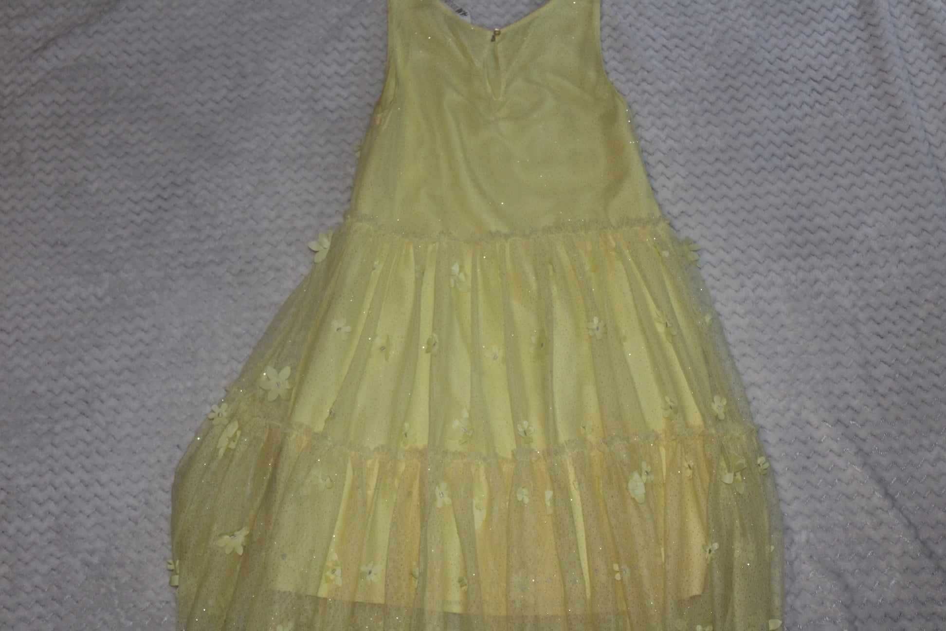 Żółta sukienka dla dzieci