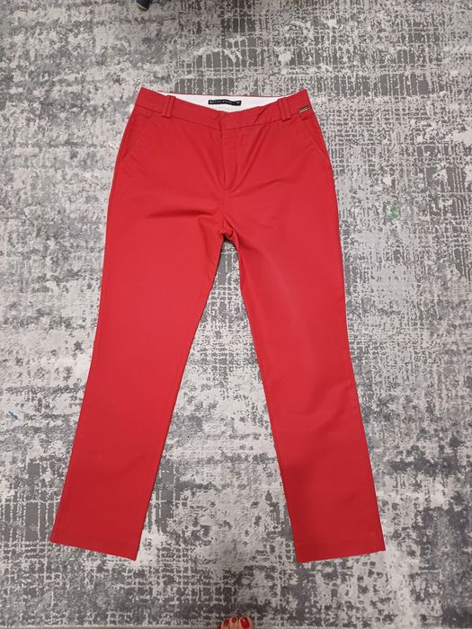 Spodnie czerwone zara woman