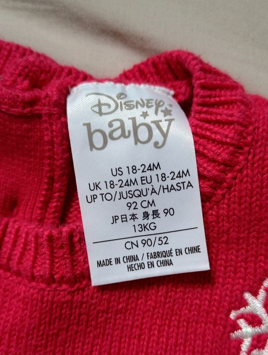 Sweterek dziecięcy Disney Myszka Minni Mickey Mouse