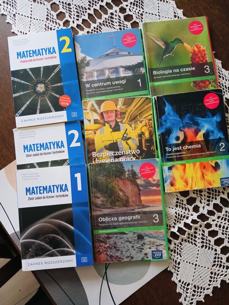 Książki liceum  technikum