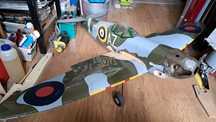 Spitfire DeAgostini, samolot RC, model.