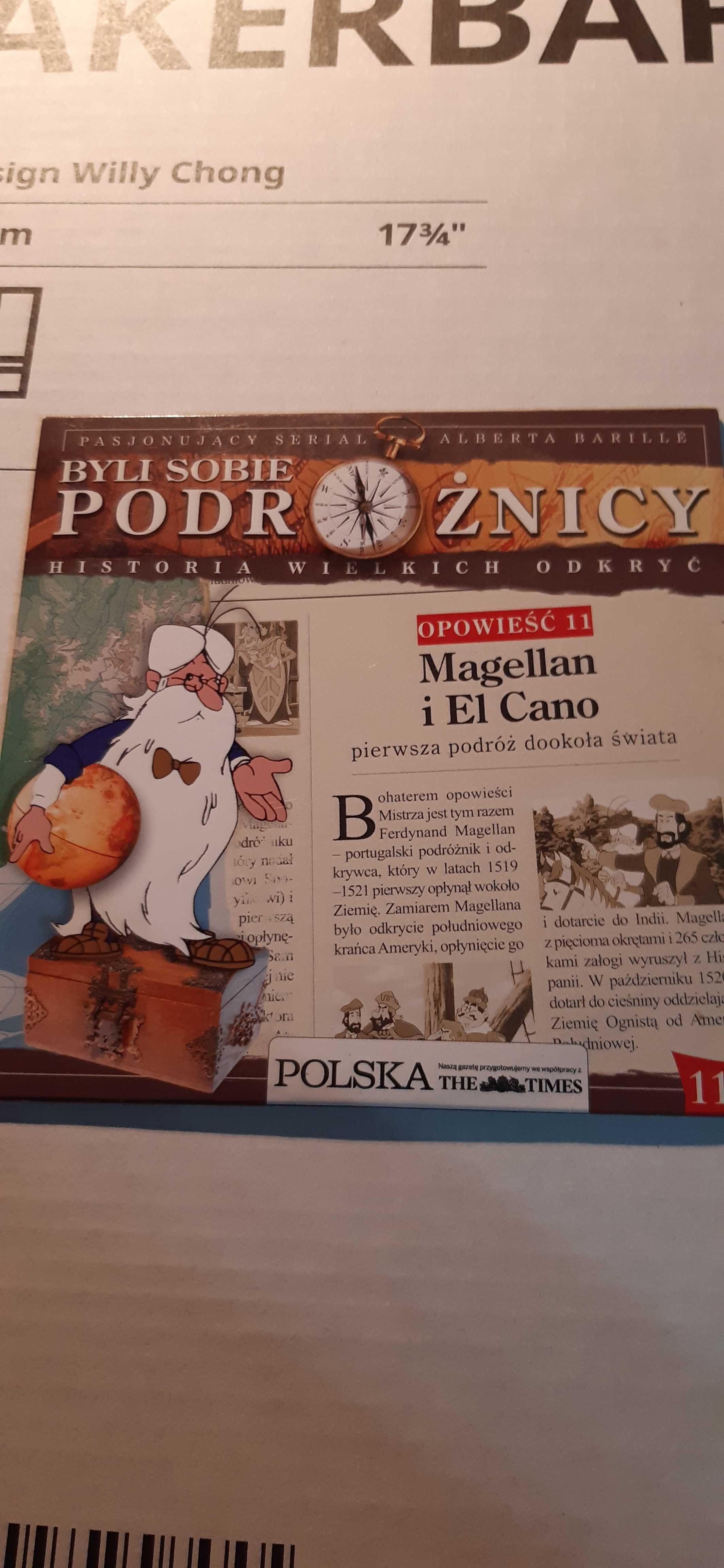 dvd bajka dla dzieci byli sobie podróżnicy magellan i el cano