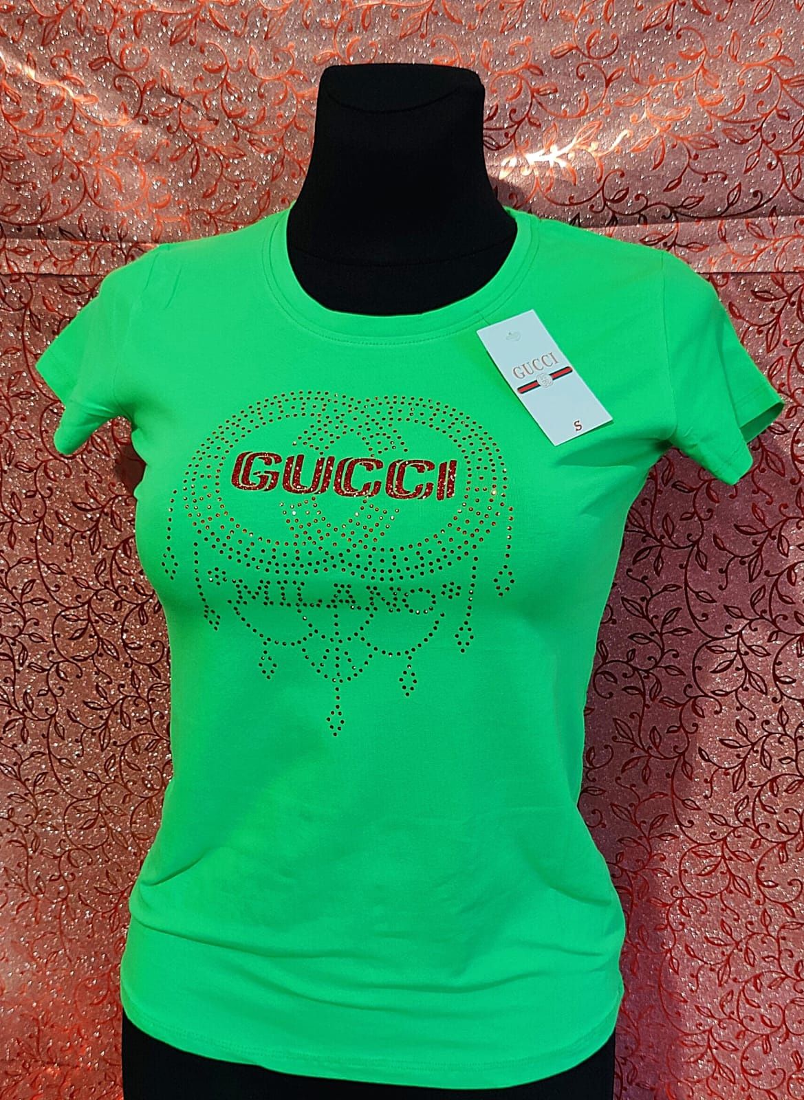 Zielona koszulka damska Gucci S M L XL wysyłka pobranie bardzo ładna