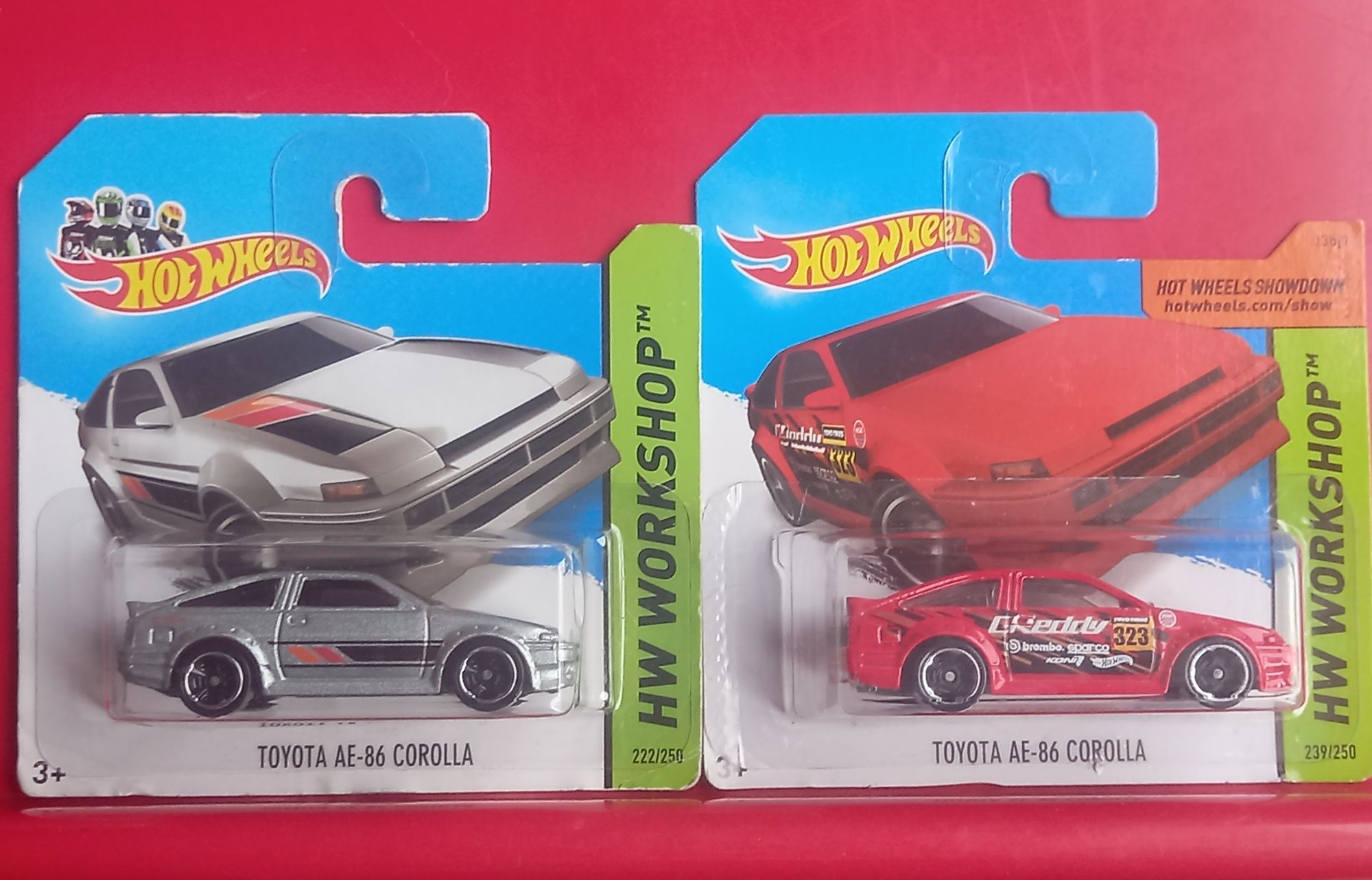 Conj 2 hot wheels toyota ae86 corolla