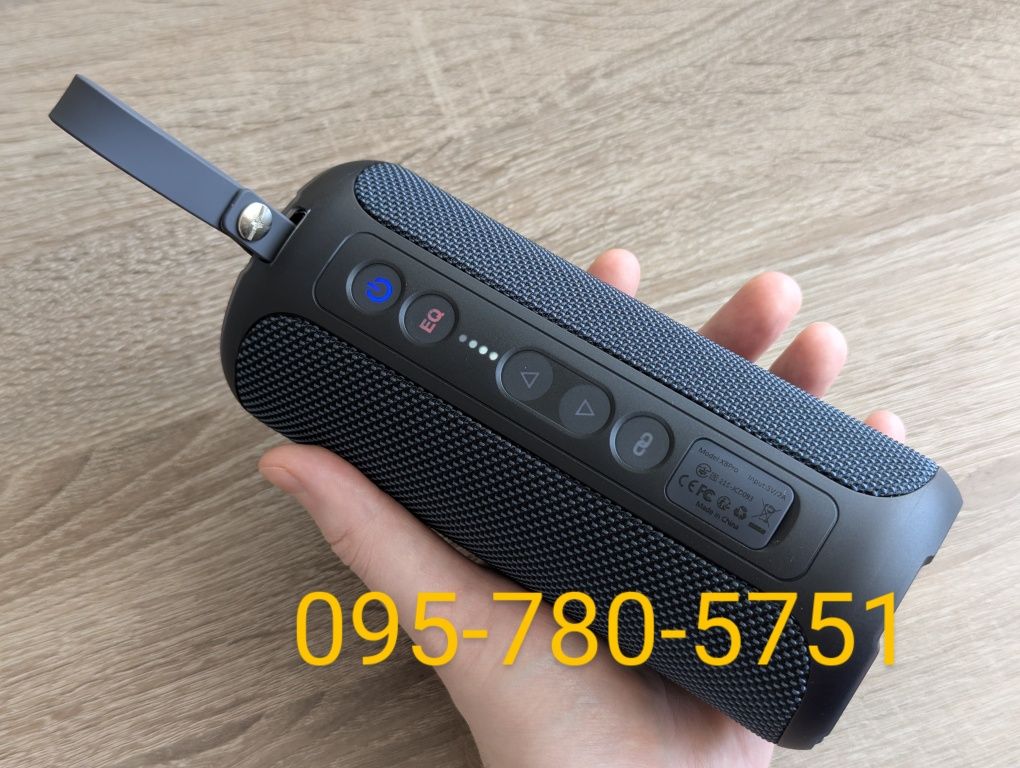 Колонка Bluetooth Ortizan X8 Pro 40W, СУПЕРБАС, стерео, IPX7, SD карта