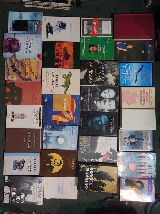 Lote Livros Best Seller Literatura Autores Portugueses e Estrangeiros