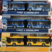 Тролейбус з гармошкою, автобус, двері відч., світло, звук