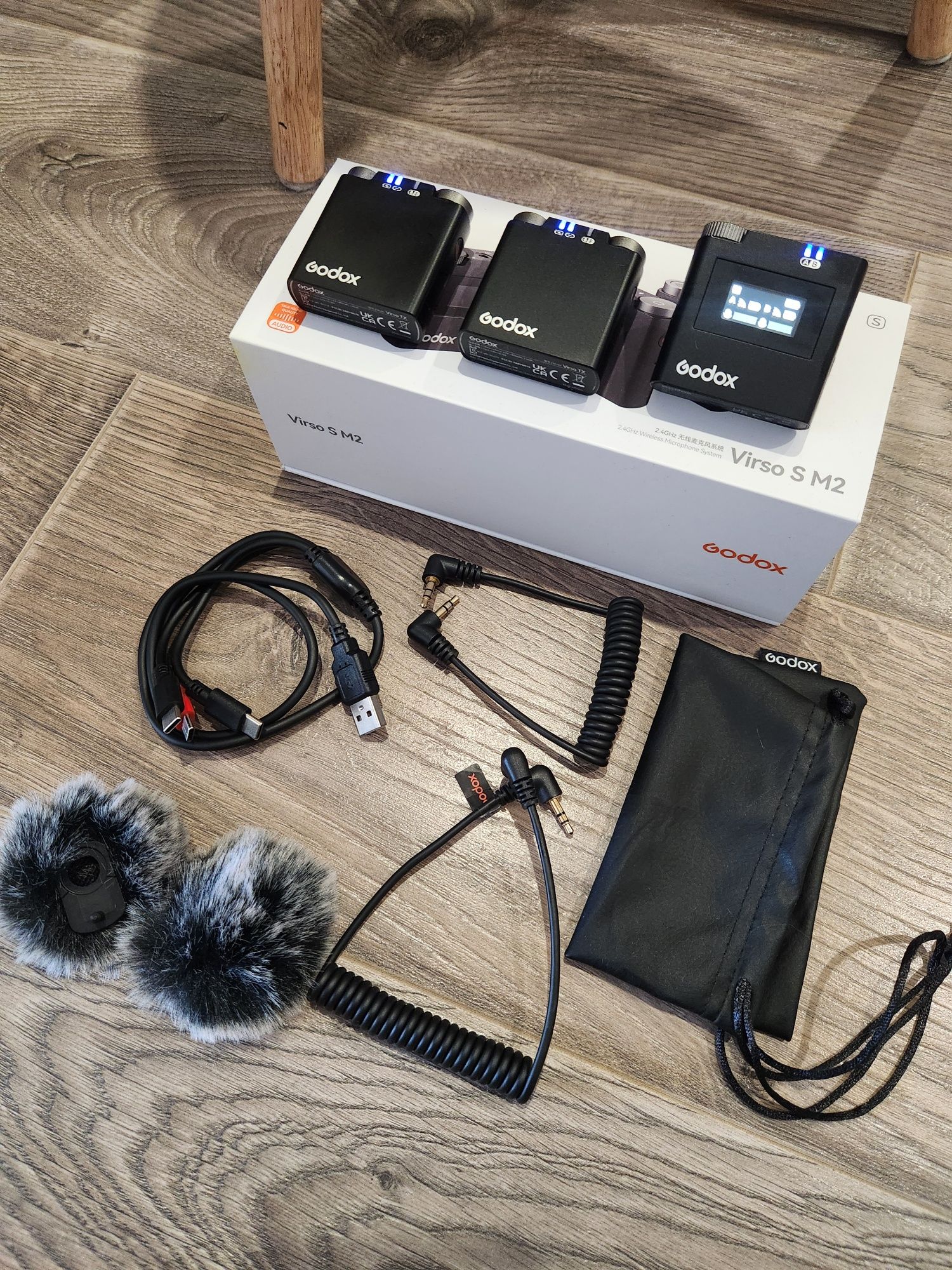 Комплект бездротових мікрофонів Godox Virso M2 S