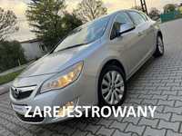 Opel Astra Opel Astra J 1.4T 2011r Klimatyzacja Półskóra Zarejestrowana Alufelgi!