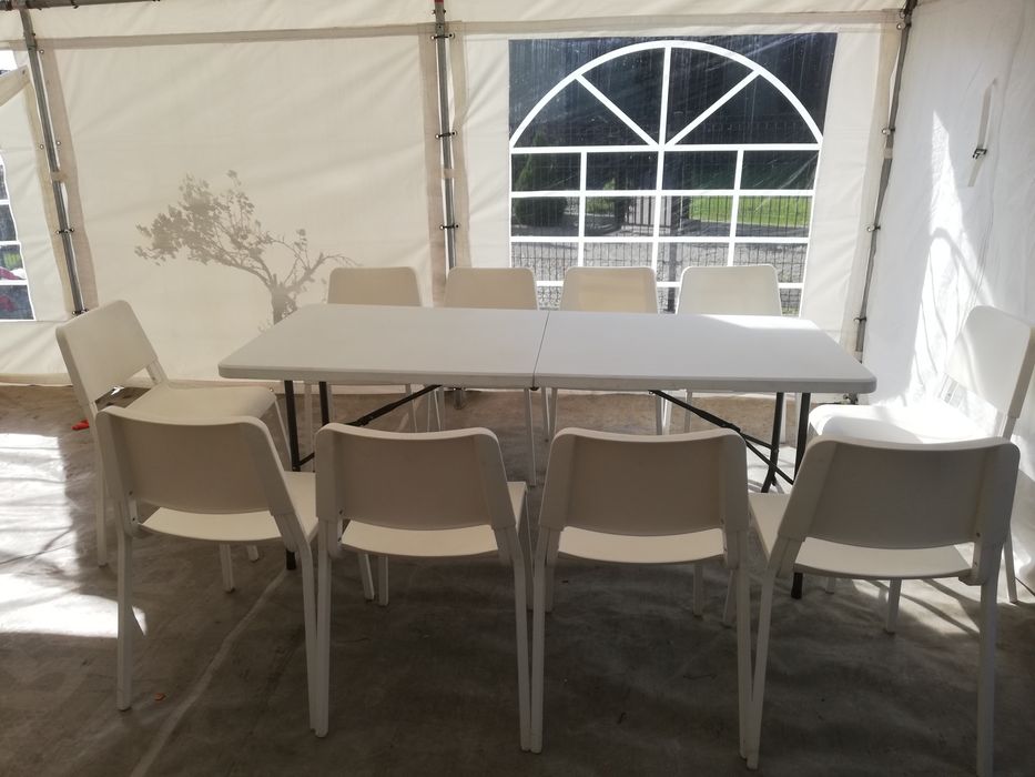 Wynajem wypożyczenie krzeseł stołów cateringowych urodziny roczek chrz