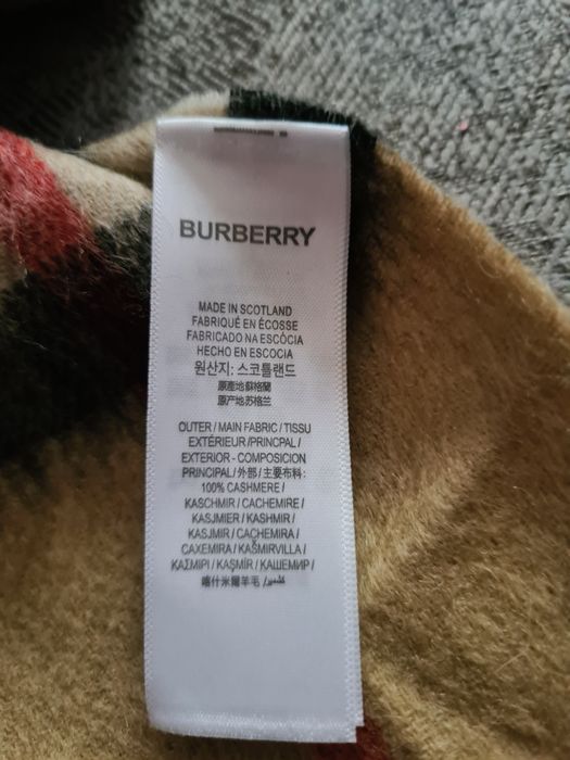 Szal kaszmirowy Burberry