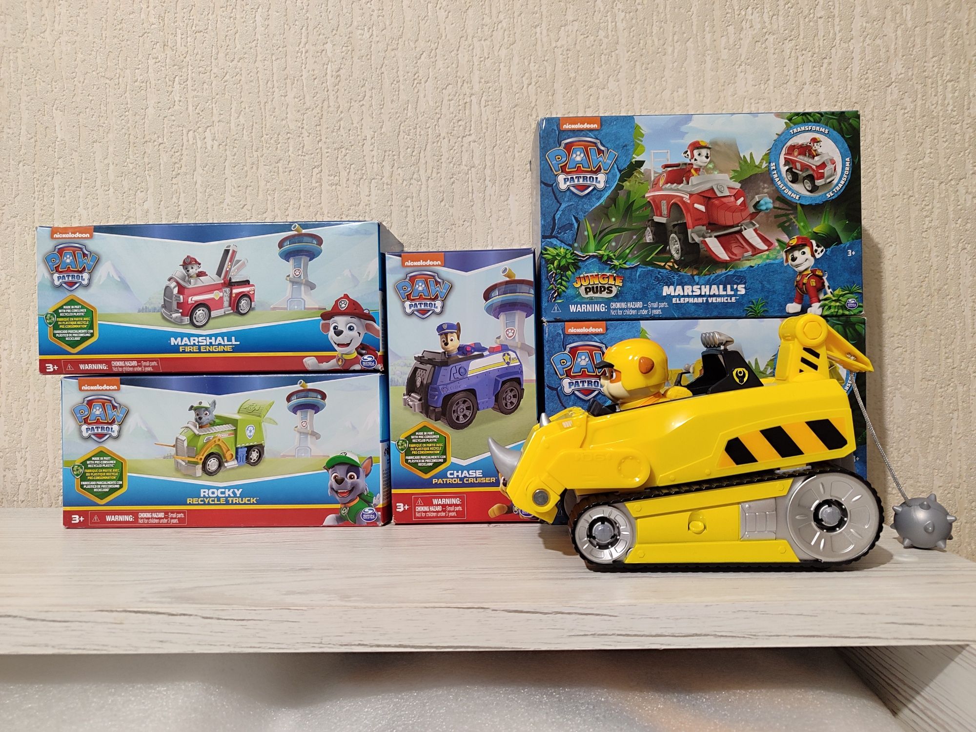 Paw patrol базовий набір щенячий патруль Chase Marshall Rocky Ruble