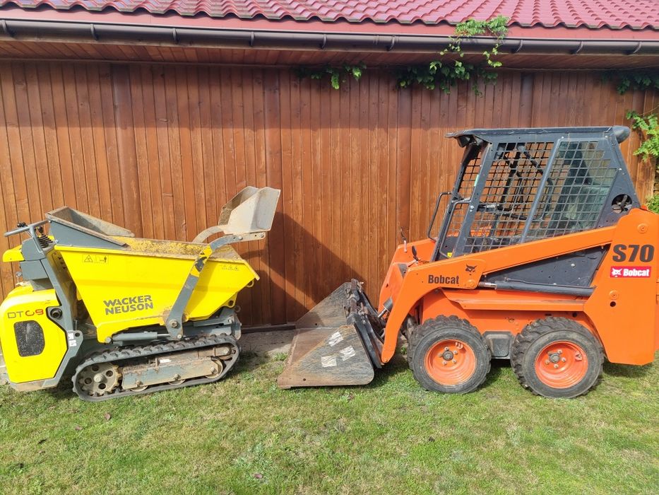 Możliwość wynajmu ładowarka Bobcat s70,wozidło Wacker samozaładowcze