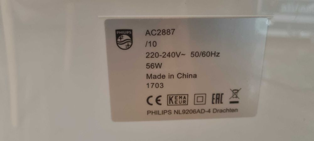 Oczyszczacz powietrza Phillips AC2887