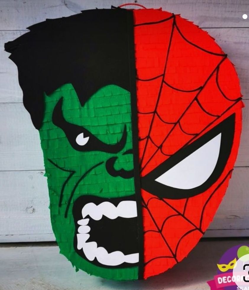 Piniaty piniata Marvel Spiderman Hulk kapitan Ameryka Thor