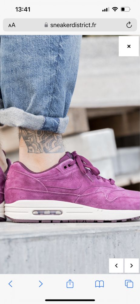 Новые оригинальные кроссовки nike air max 1