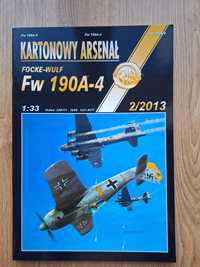 Haliński Fw190 A-4 Kartonowy Arsenal Model kartonowy