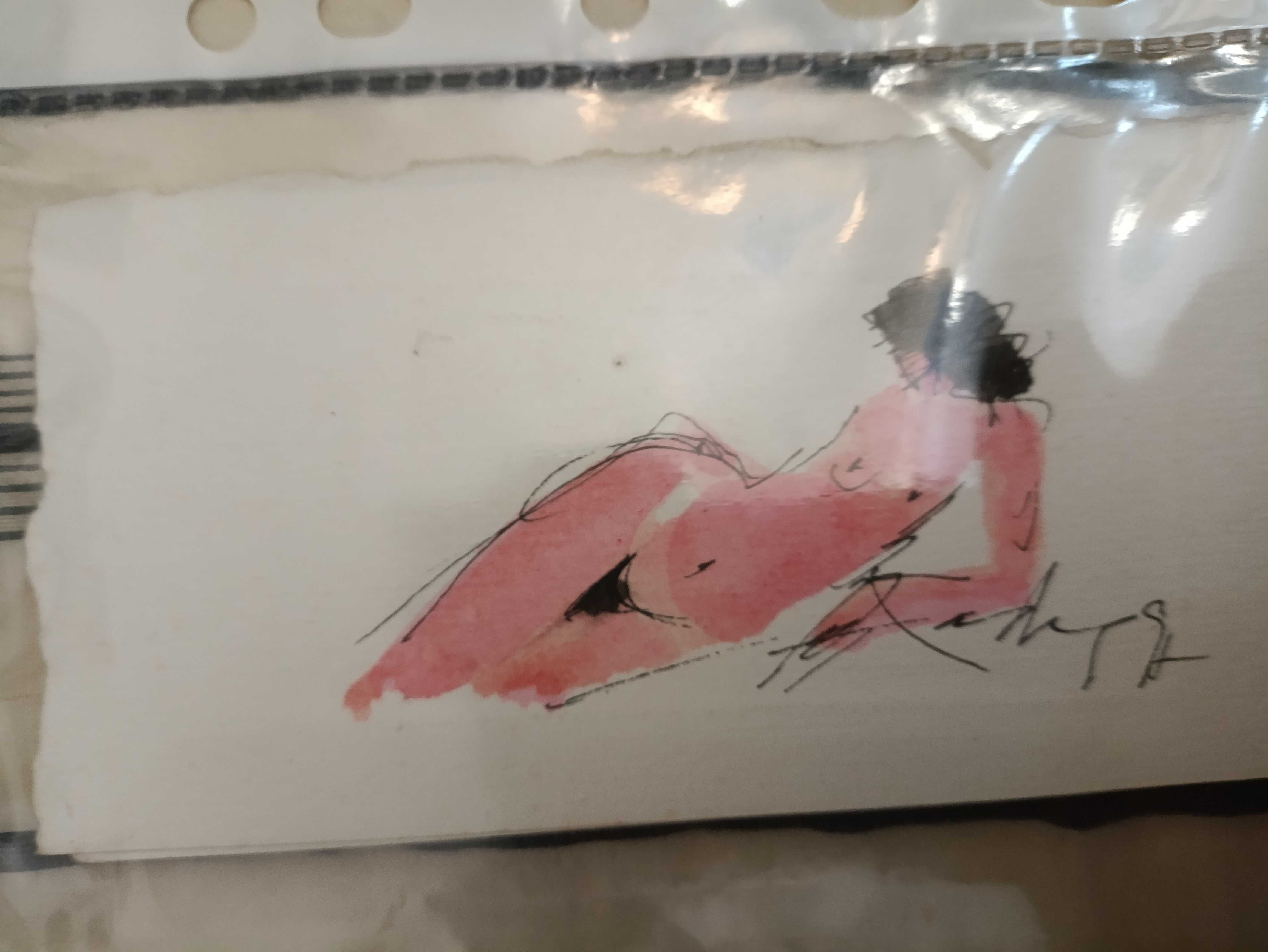 José Pádua - Tinta da China, Acrílico e Aguarela  ANO: 1997