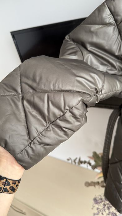 тепла осіння жіноча куртка massimo dutti массімо дутті