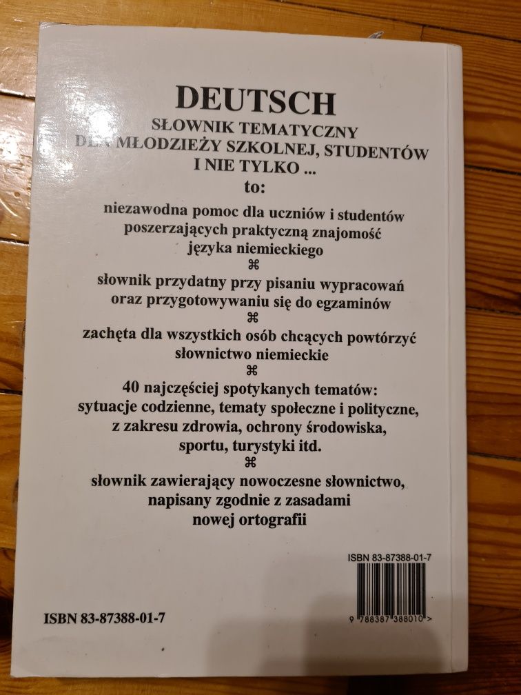 Deutsch slownik tematyczny Ewa Maria Rostek repetytorium matura