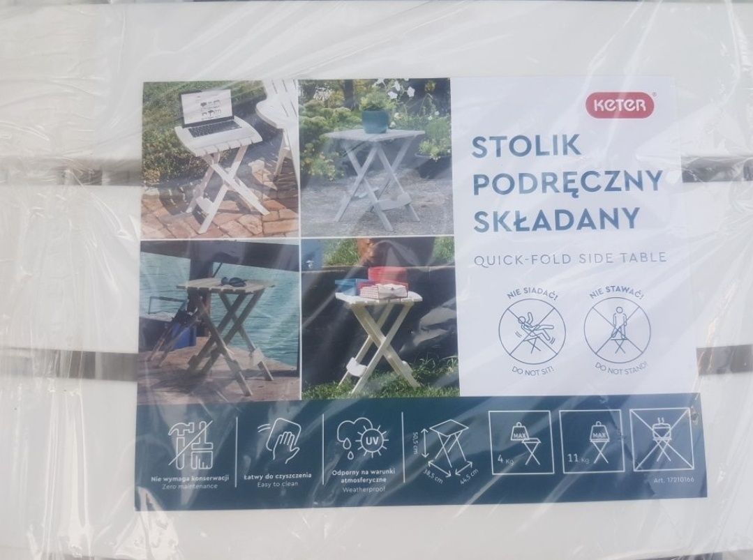 NOWY Składany stołek Taboret Krzesełko turystyczne