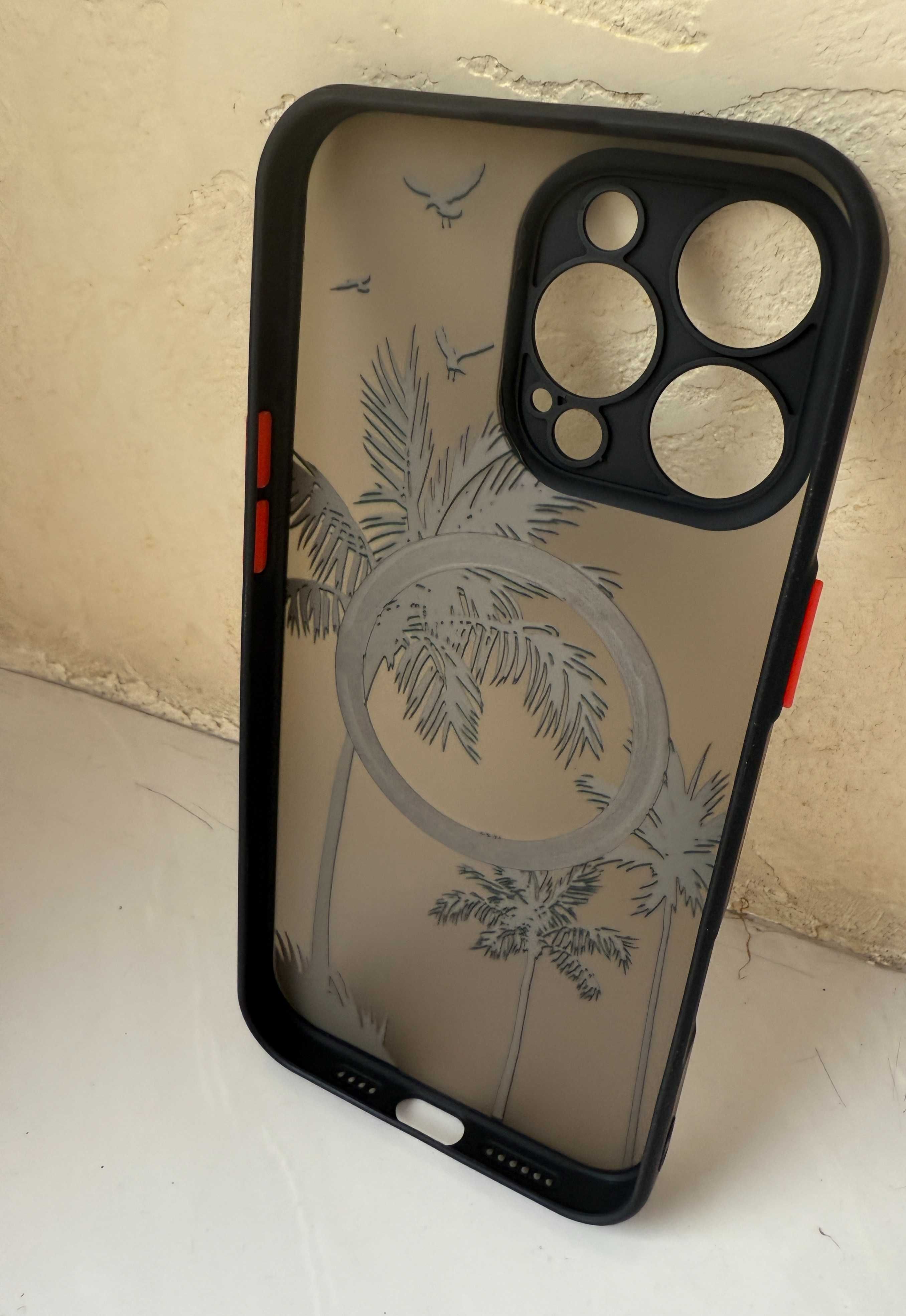 Чохол Magsafe iPhone 16 Pro Max чехол айфон магнитный пальма travel